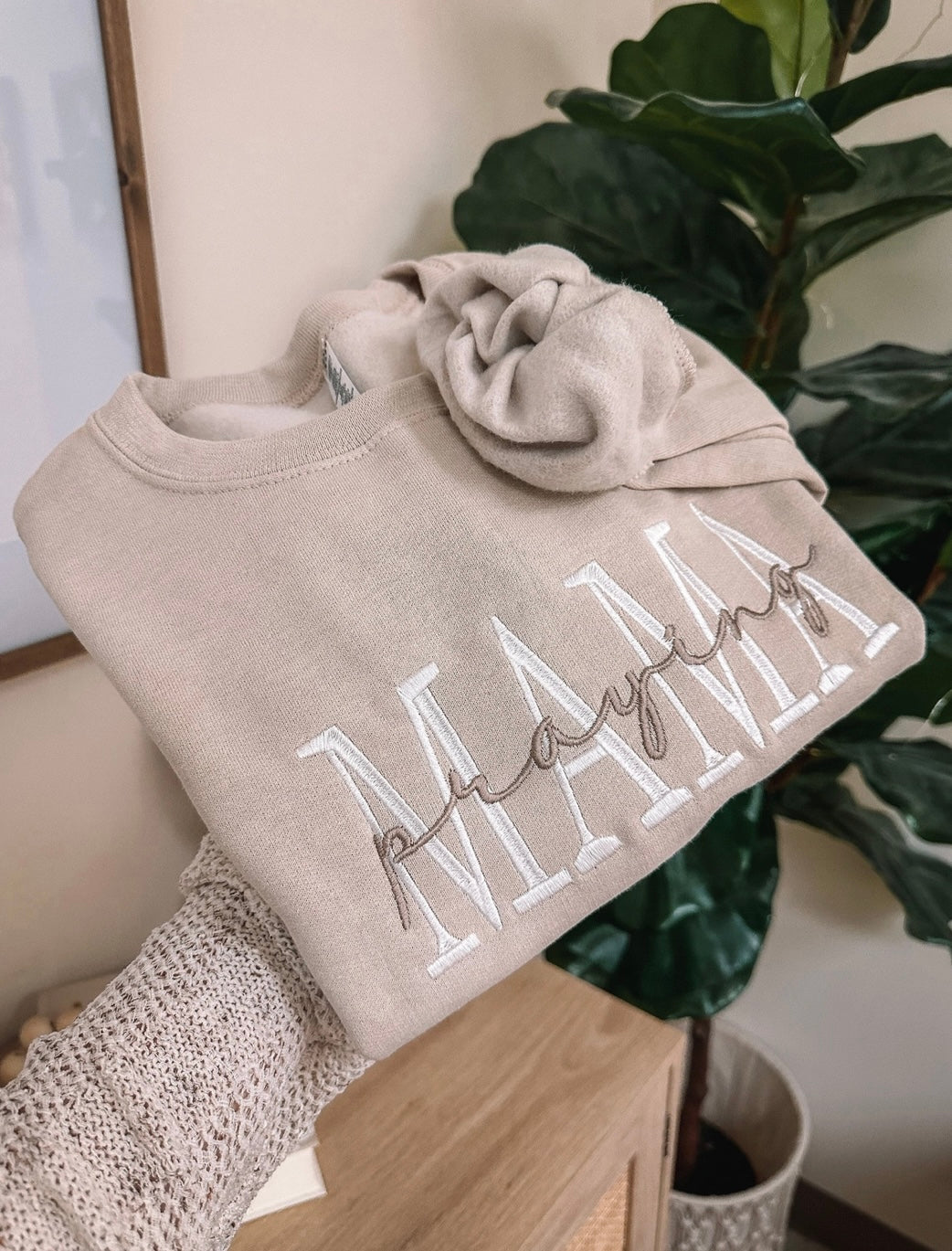Praying Mama Crewneck