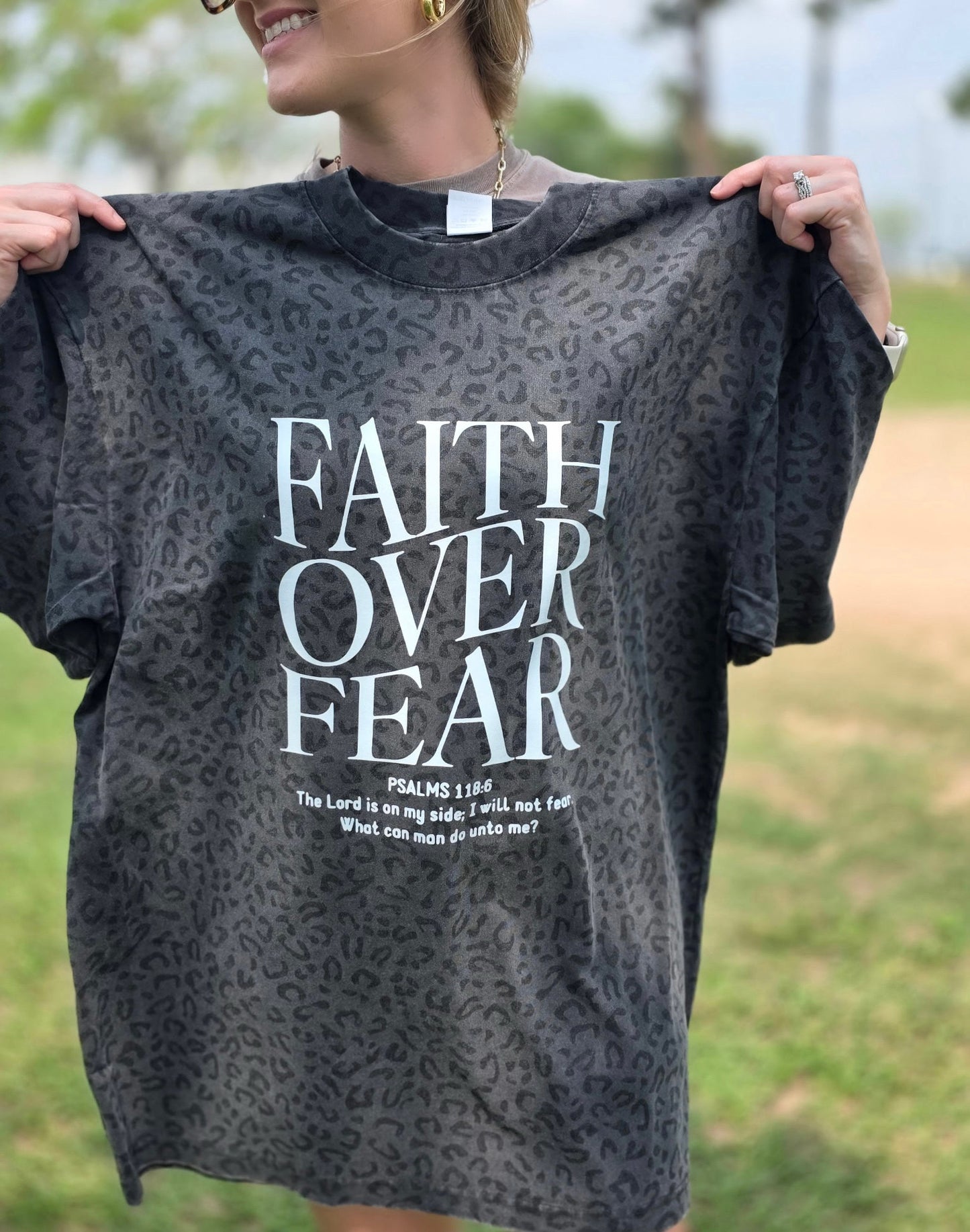Faith Over Fear Oversized T-Shirt (Preorder)
