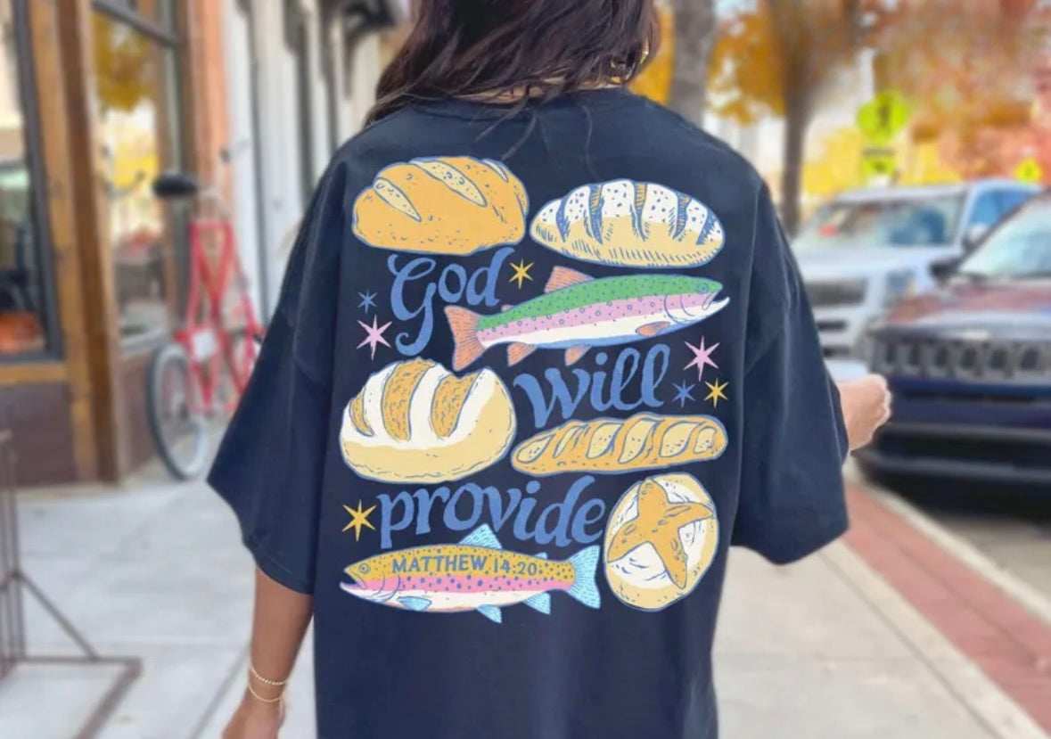 God Will Provide | Matthew 14:20 Tee