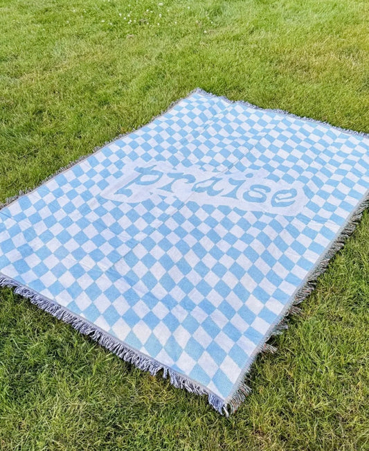 Praise Woven Blanket | Psalm 150:6