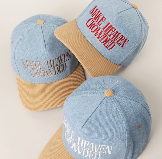 Hat: Make Heaven Crowded (red)