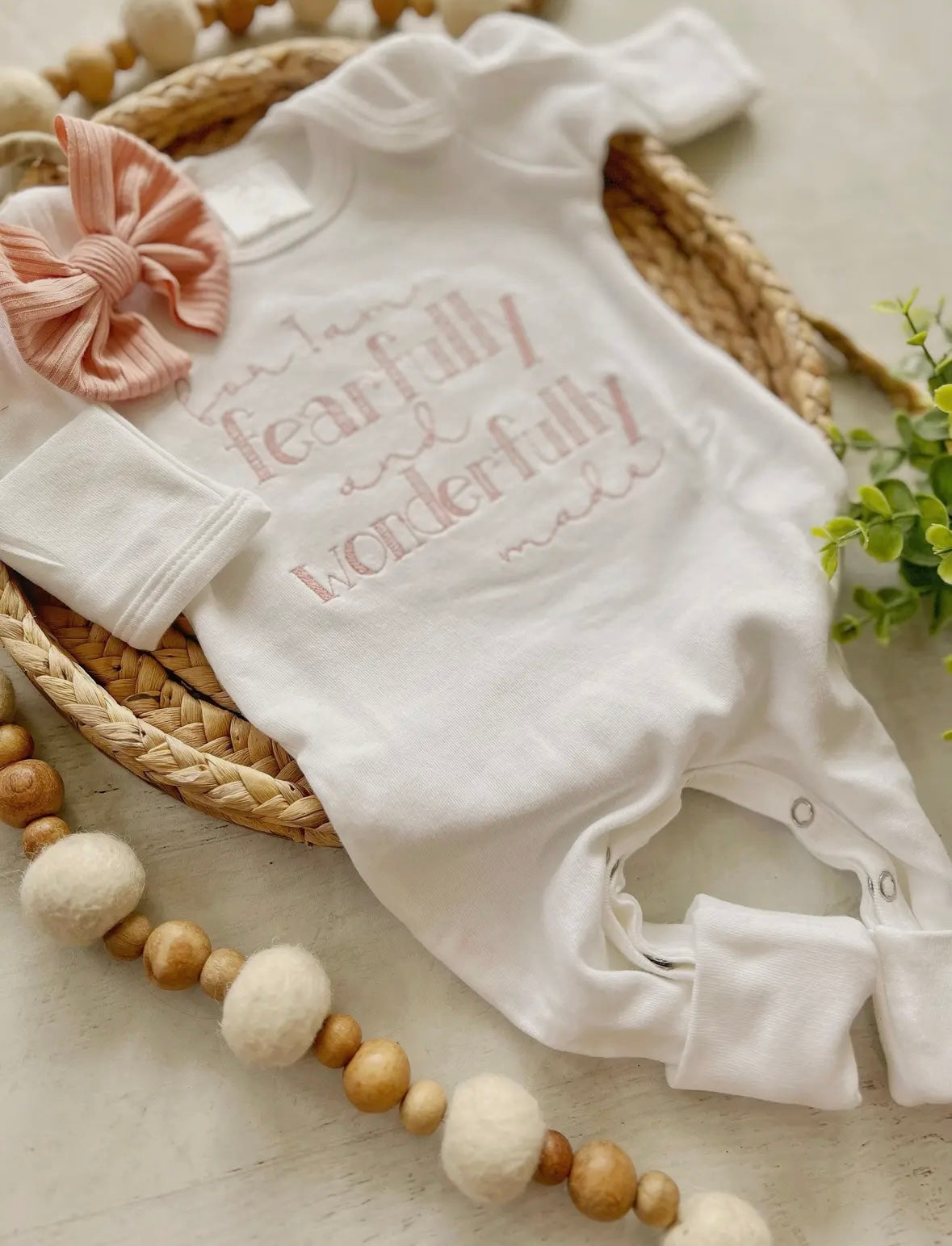 Fearfully & Wonderfully Made Embroidered
