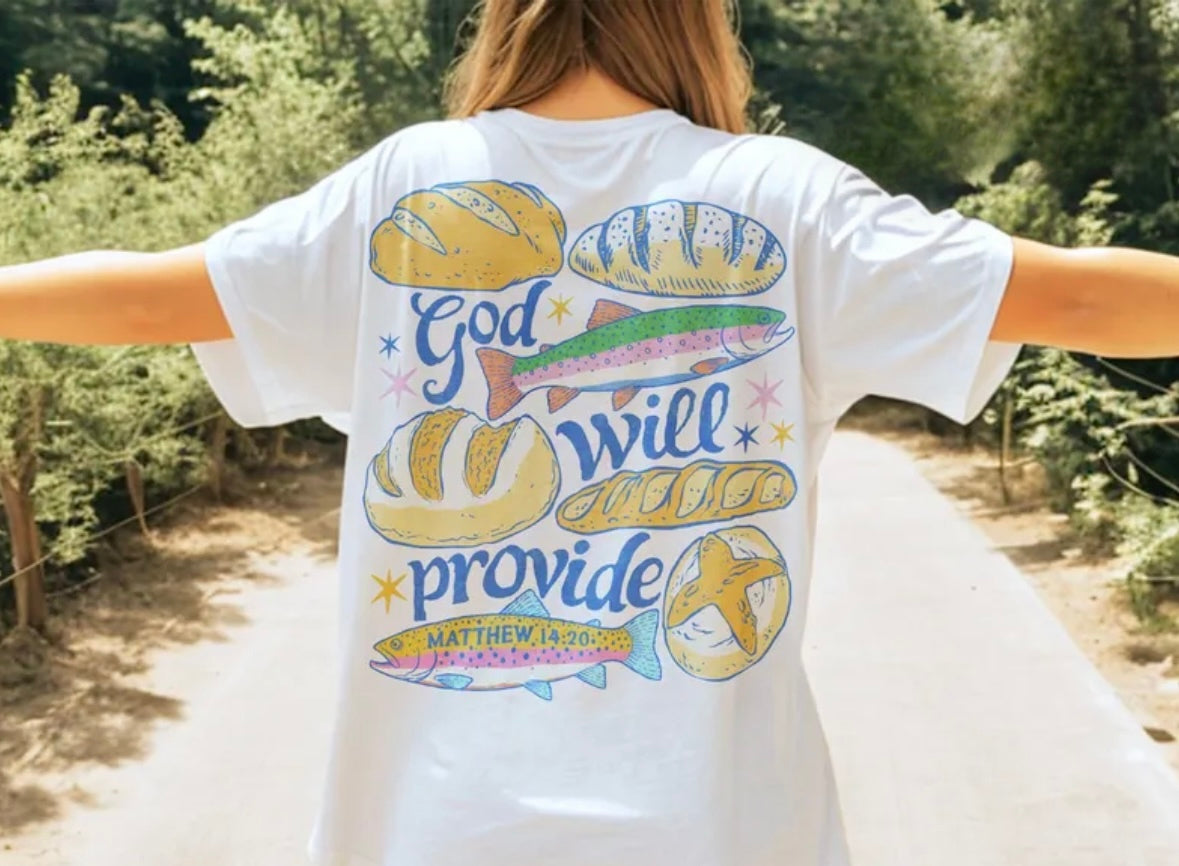 God Will Provide | Matthew 14:20 Tee