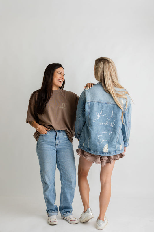 What a Friend We Have in Jesus Oversized Denim