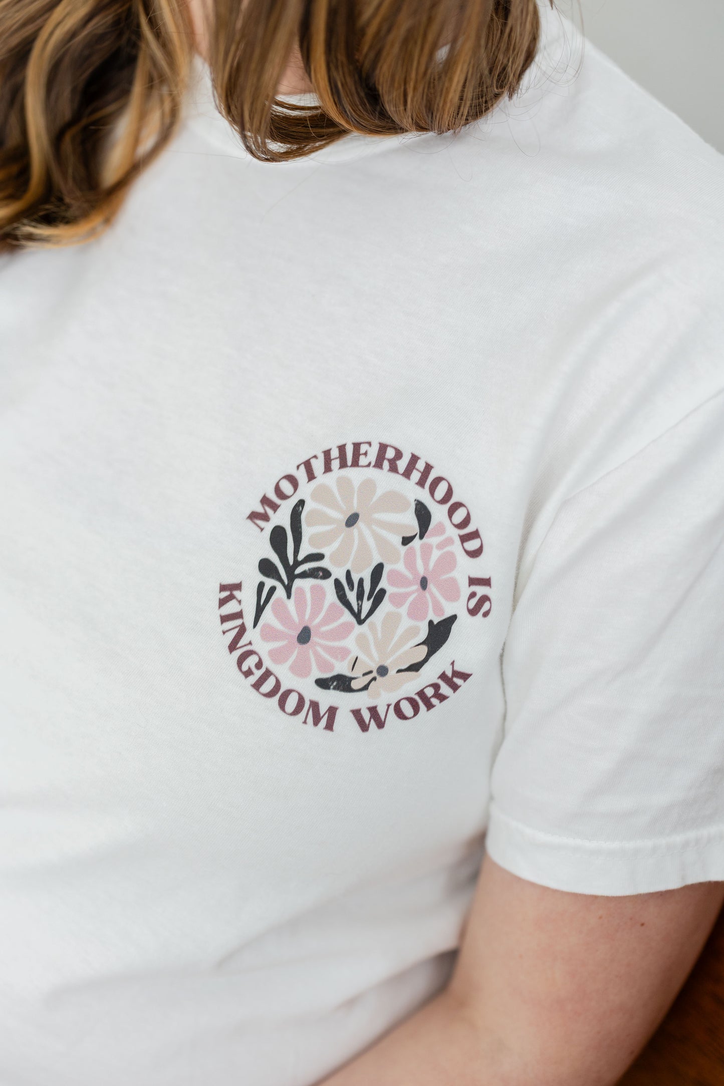 Motherhood is Kingdom Work - White